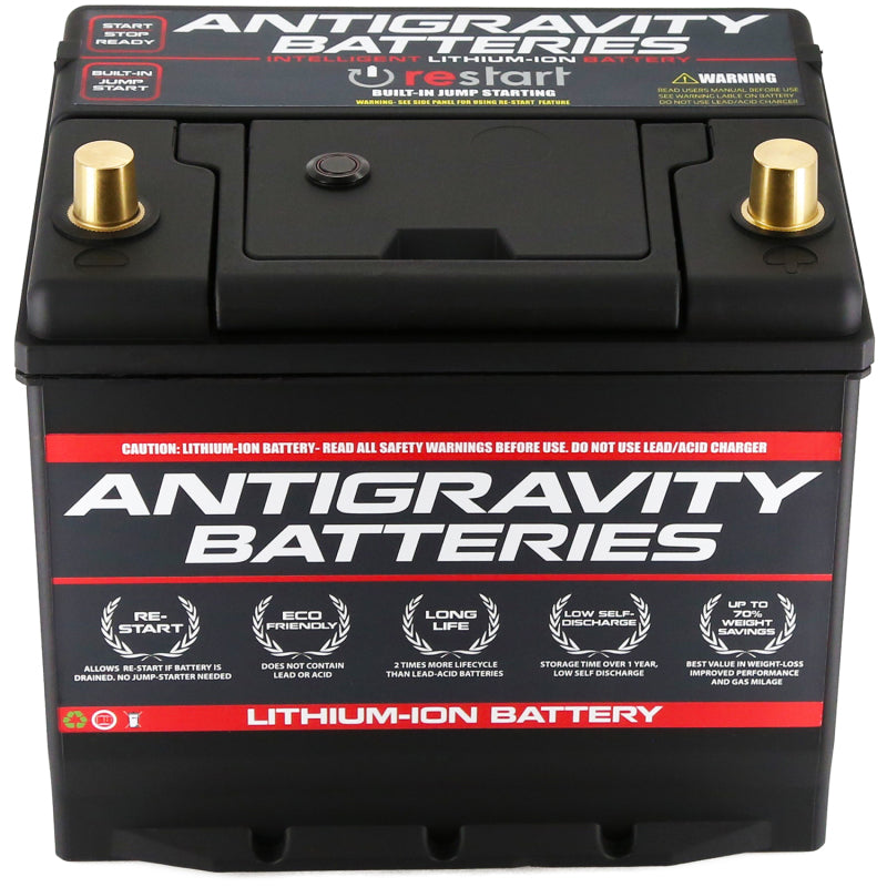 Antigravity Group 27 Lithium Car Battery w/Re-Start - AG-27-40-RS