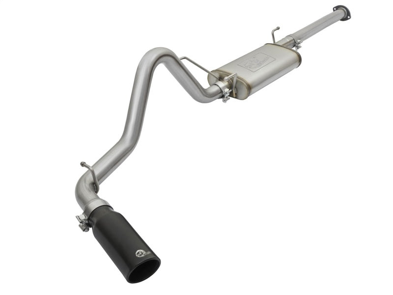 aFe MACHForce XP Cat Back SS Exhausts Black Tips 05-12 Toyota Tacoma L4-2.7L - 49-46031-B