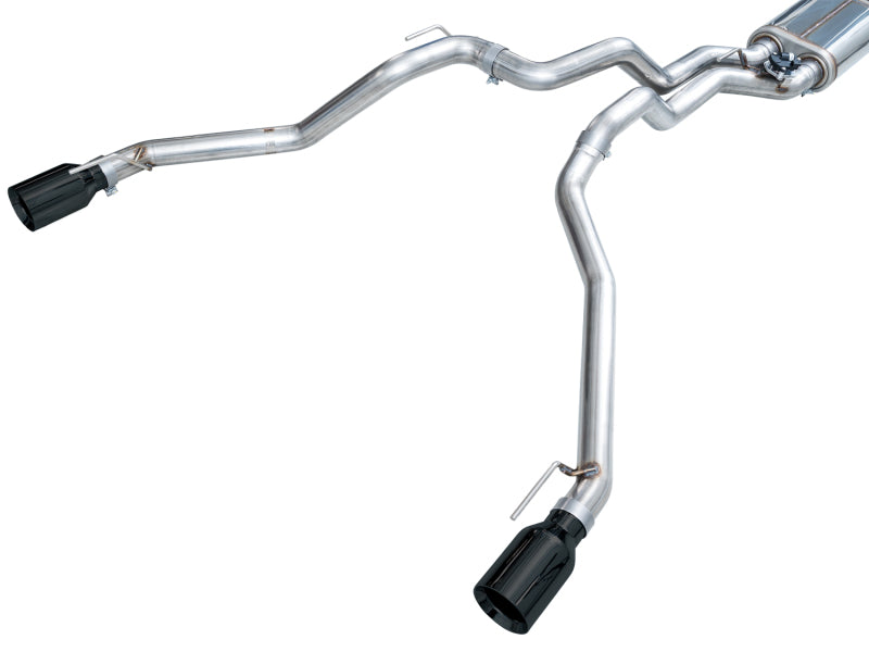 AWE 2024+ Ford Ranger Raptor 3.0L Switchpath Cat-Back Exhaust - Diamond Black Tips - 3025-33306
