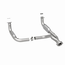 Load image into Gallery viewer, MagnaFlow Direct Fit Catalytic Converter 07-09 Hummer Truck H2 Y-Pipe Assy - 49679