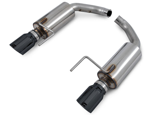 AWE Tuning S550 Mustang EcoBoost Axle-Back Exhaust - Touring Edition (Diamond Black Tips) - 3015-33086