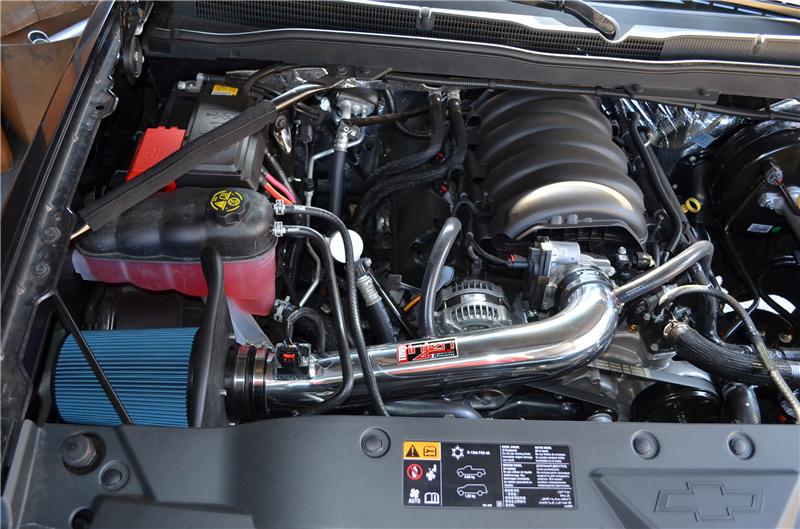 Injen 14-19 Chevy Silverado/GMC Sierra P/U 5.3L Polished Short Ram Intake w/ MR Tech & Heat Shield - PF7064P