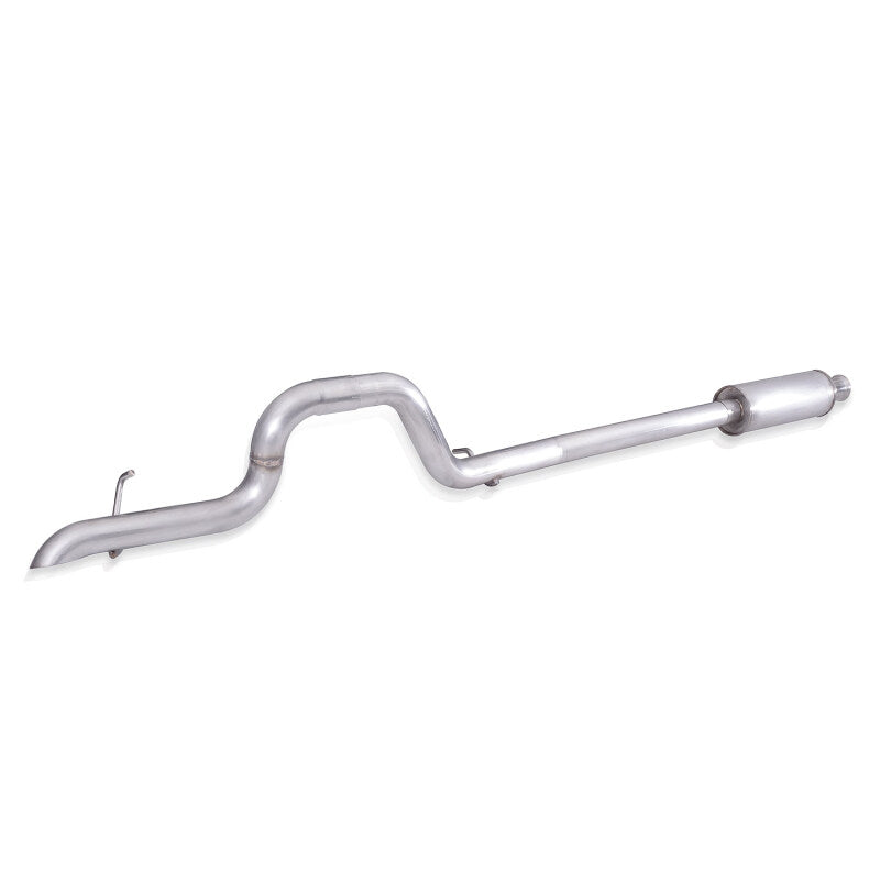 Stainless Works 2018+ Jeep Wrangler JL 304SS Factory Connect 2.5in Cat Back Dump Exhaust System - JPJLUCBD