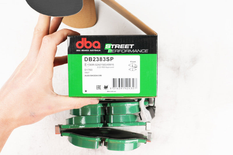 DBA 15-19 Audi A3 (w/288mm Front Rotor) SP Performance Front Brake Pads - DB2383SP