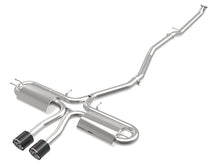 Load image into Gallery viewer, aFe Takeda 3in 304 SS Cat-Back Exhaust System w/ Carbon Tips 2017+ Honda Civic Si (4dr) I4 1.5L (t) - 49-36621-1C