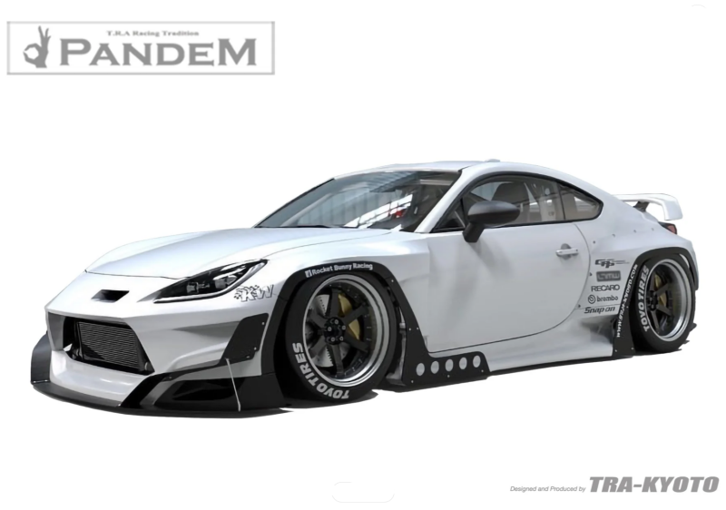 GReddy Pandem 2022+ Toyota GR86 (ZN8) Rocket Bunny Full Wide-Body Aero Kit (w/o Wing) - 66910870