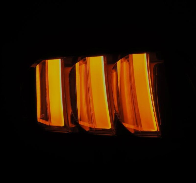 AlphaRex 15-23 Ford Mustang NOVA-Series Prismatic LED Tail Lights Black-Clear - 655020