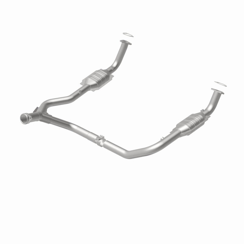 MagnaFlow DF Cat. Conv 95-99 Range Rover 4.0/4.6L GEMS Y-Pipe Assembly *NOT FOR SALE IN CALIFORNIA* - 93694