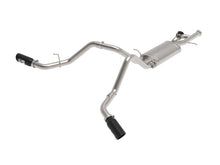 Load image into Gallery viewer, aFe Gemini XV 3in 304 SS Cat-Back Exhaust w/ Cutout 09-18 GM Trucks 4.3L/4.8L/5.3L w/ Black Tips - 49-34133-B