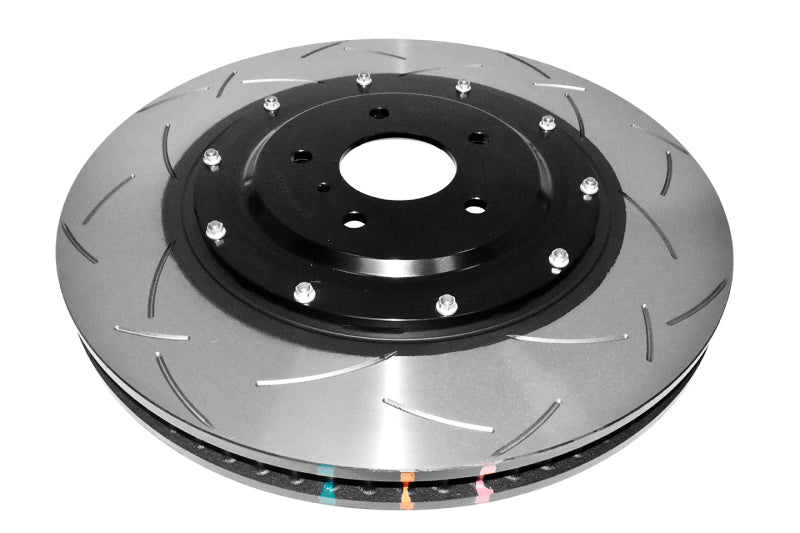 DBA 15-21 Nissan GT-R Nismo Front 5000 Series Drilled Rotor w/ Silver Hat - DBA52379SLVLXD