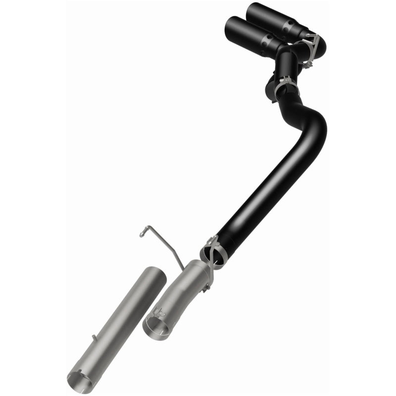 MagnaFlow 07-17 Dodge Ram 2500/3500 6.7L DPF-Back Black 4in Dual Single Passenger Side Rear Exit - 17070