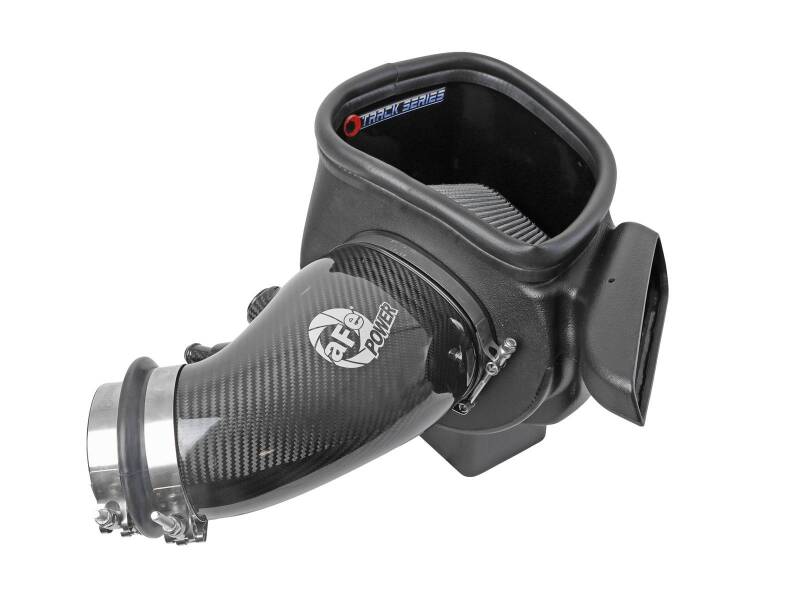 aFe 12-21 Jeep Grand Cherokee 6.4L Track Series Carbon Fiber Cold Air Intake w/Pro Dry S Filter - 57-10014D