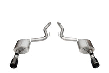 Load image into Gallery viewer, Corsa 2024+ Ford Mustang GT Sport Axle-Back Dual Rear Exit with 4.5in Straight Cut Black PVD Tips - 21253BLK