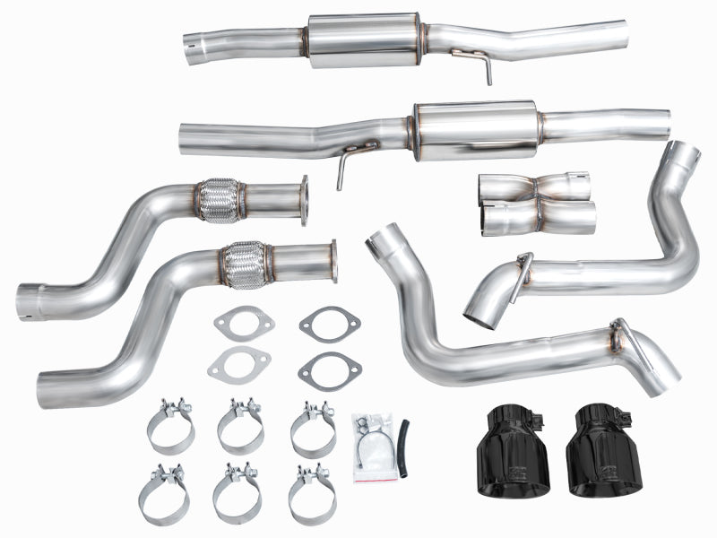 AWE Tuning 2023 Nissan Z RZ34 RWD Track Edition Cat-Back Exhaust System w/ Diamond Black Tips - 3020-33400