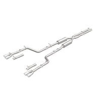 Load image into Gallery viewer, MagnaFlow Cat-Back, SS, 2.5in, Quad Split Rear 3.5in Tip 2015 Dodge Challenger 3.6L V6 - 19217