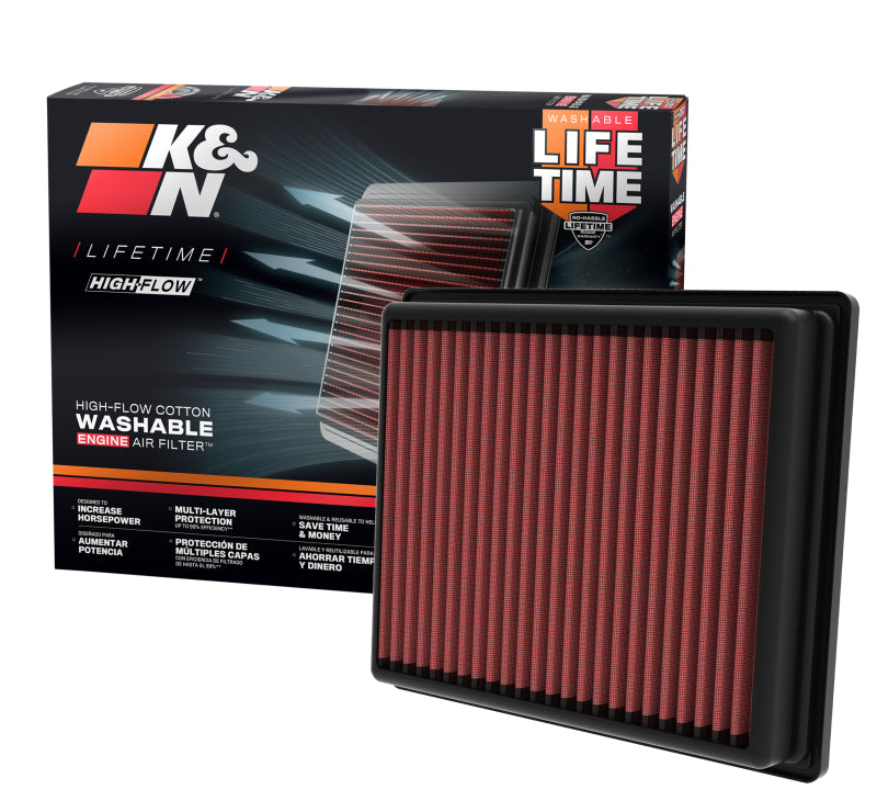 K&N 2022 Nissan Pathfinder V6-3.5L Replacement Air Filter - 33-5126