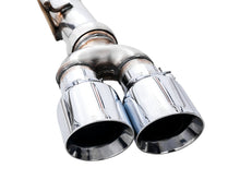 Load image into Gallery viewer, AWE Tuning 22-23 GMC Sierra 1500 AT4X 6.2L 0FG Catback Split Dual (Flat Bumper) - Chrome Silver Tips - 3015-42284