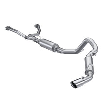 Load image into Gallery viewer, MBRP 2022 Toyota Tundra 3.5L Dual Cat-back 4in Single Side Exit Dual Wall Angle Cut Tip - T304 - S5301304