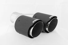 Load image into Gallery viewer, MBRP Universal Carbon Fiber Dual Tip 3.5in OD/2.5in Inlet - T5171CF