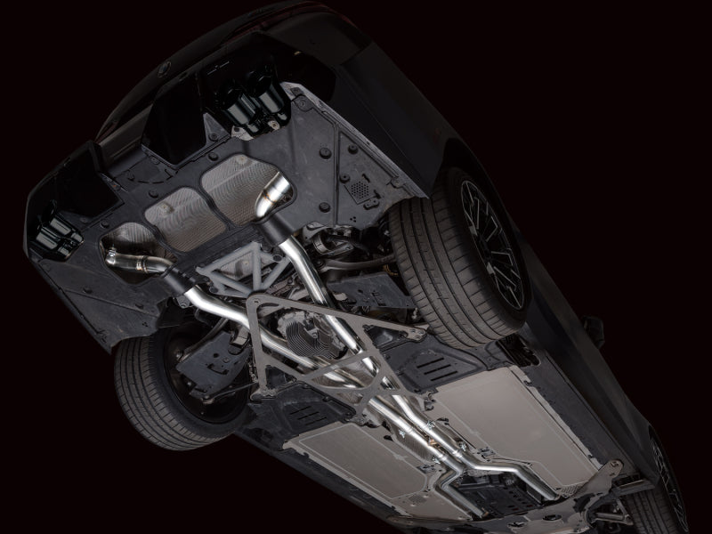 AWE Tuning BMW G90/G99 M5 Track Edition Cat-Back Exhaust - Diamond Black Tips - 3020-43790