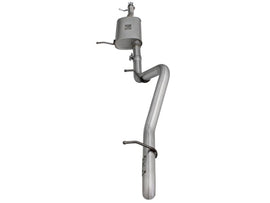 aFe Scorpion Exhaust System, Cat Back Aluminized Hi-Tuck 07-14 Jeep Wrangler JK Unlimited V6 3.6/3.8 - 49-08040