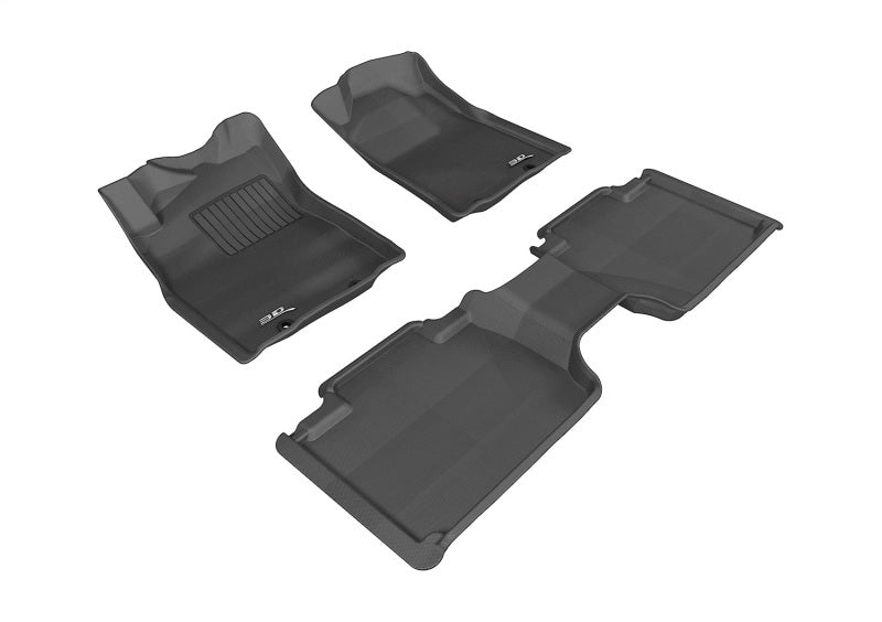 3D MAXpider 12-15 Toyota Tacoma Access Cab Kagu Black Full Set W/STORAGE BOX - L1TY09101509