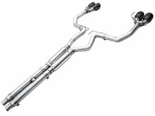 Load image into Gallery viewer, AWE 2024 Ford Mustang Dark Horse S650 RWD Track Edition Cat-Back Exhaust w/ Quad Diamond Black Tips - 3020-43375