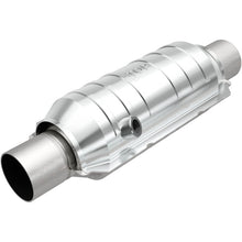 Load image into Gallery viewer, MagnaFlow Universal Catalytic Converter 2.25 OEM Angled O2 - 52325