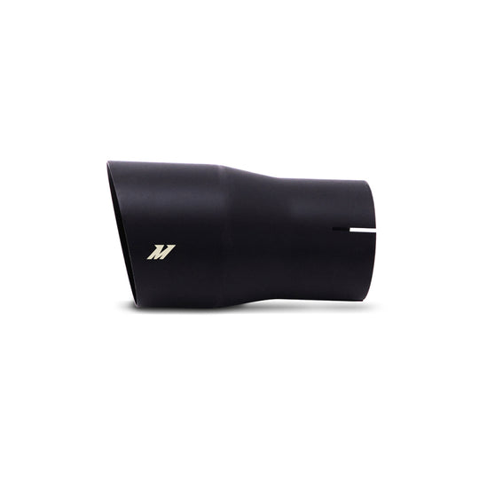 Mishimoto Clamp-On Single Wall Exhaust Tip 5in Outlet - Black - MMEXH-TIP-SWBK