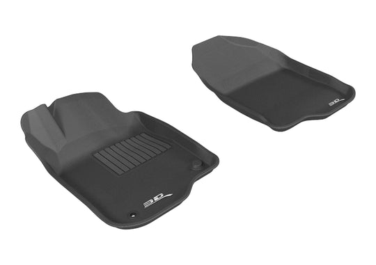 3D MAXpider 2008-2012 Chevrolet Malibu Kagu 1st Row Floormat - Black - L1CH04811509