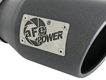 Load image into Gallery viewer, aFe MACH Force-Xp 3in 304 SS Metallic Black Exhaust Tip 3in In x 4-1/2in Out x 9in L Clamp-On Right - 49T30451-B091