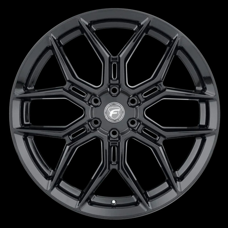 Forgestar X12 22x10 / 6x135 BP / ET30 / 6.68in BS Gloss Black Wheel - F03120089P30