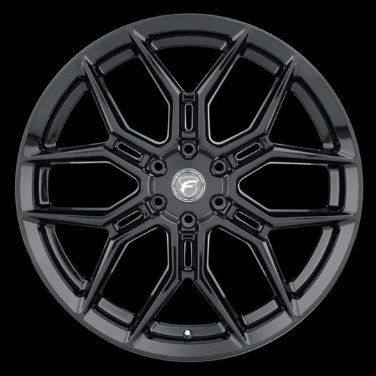 Forgestar X12 22x10 / 6x135 BP / ET30 / 6.68in BS Gloss Black Wheel - F03120089P30
