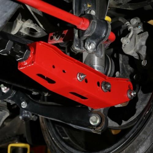 BLOX Racing Rear Lower Control Arms - Red (2013+ Subaru BRZ/Toyota 86 / 2008-2023 Subaru WRX/STI) - BXSS-50010-RD