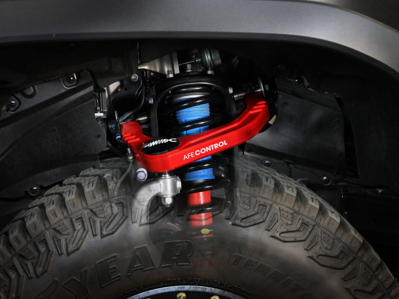 aFe Control 24-26 Toyota Tacoma Upper Control Arms - Set (Red) - 460-72T006-R