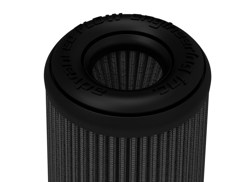aFe Momentum Intake Air Filter w/Black Pro 5R 3-1/2IN F x 5IN B x 3-1/2IN T (Inverted) x 6IN - 20-91202K