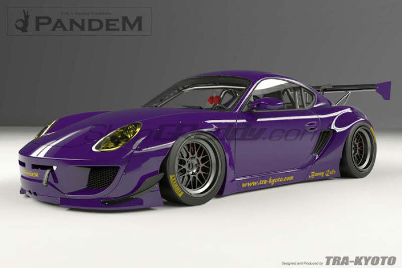 GReddy Pandem RB 09-12 Porsche Cayman Complete Wide Body Aero Kit WITH WING (Special Order) - 17090500