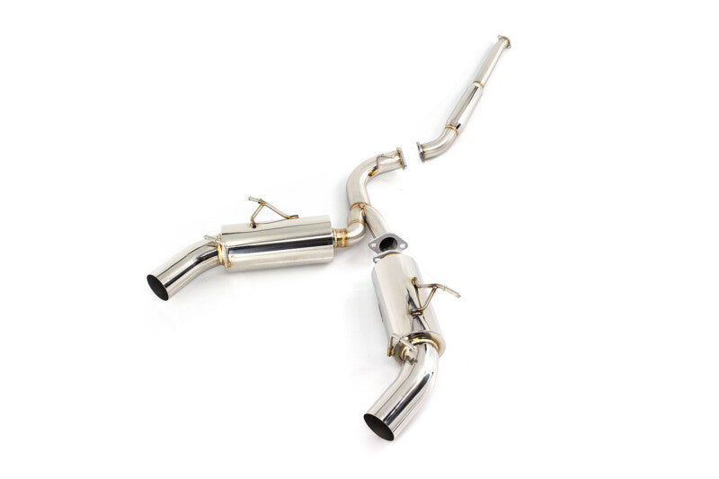 ISR Performance ST Polished Tip Exhaust - Scion FRS / Subaru BRZ / Toyota GT86/GR86 - IS-ST-GT86-P