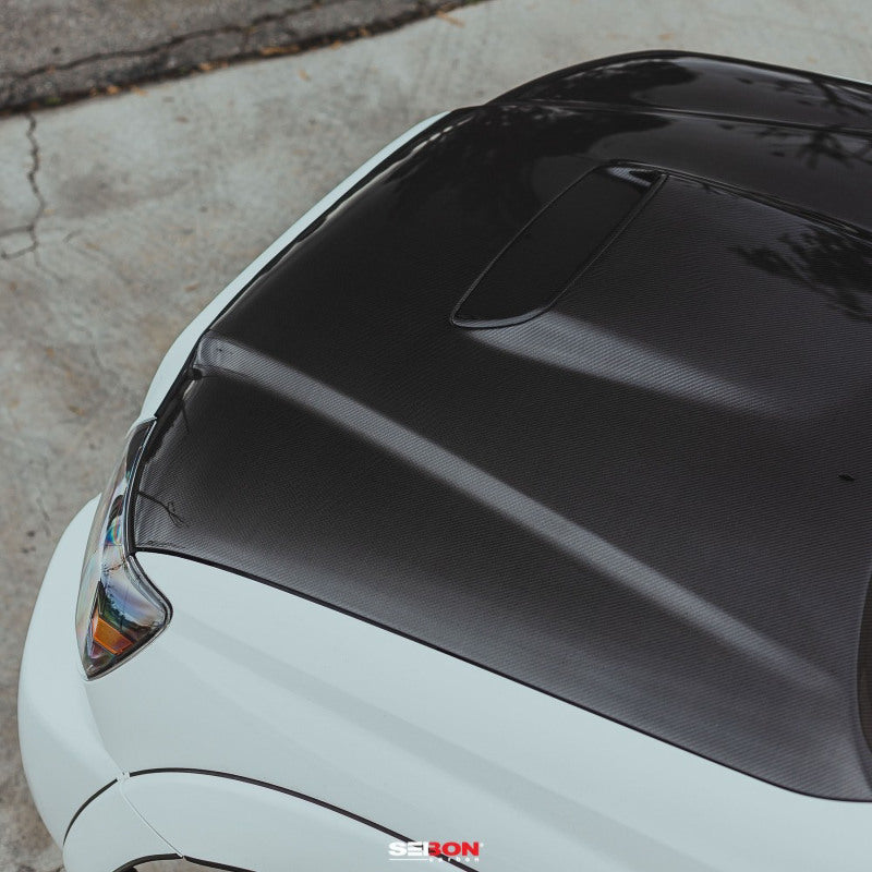 Seibon 05-11 Toyota Tacoma TR-Style Carbon Fiber Hood - HD05TYTA-TR