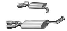 Load image into Gallery viewer, Kooks 14 Chevy SS LS3 6.2L OEM 3in Axleback Exhaust. w/and Quad 3in Slash Cut Pol Tips - 25106100