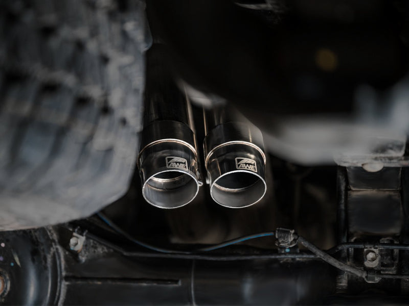 AWE Tuning 2016-2022 Toyota Tacoma 0FG Exhaust with BashGuard - No Tips - 3015-31826