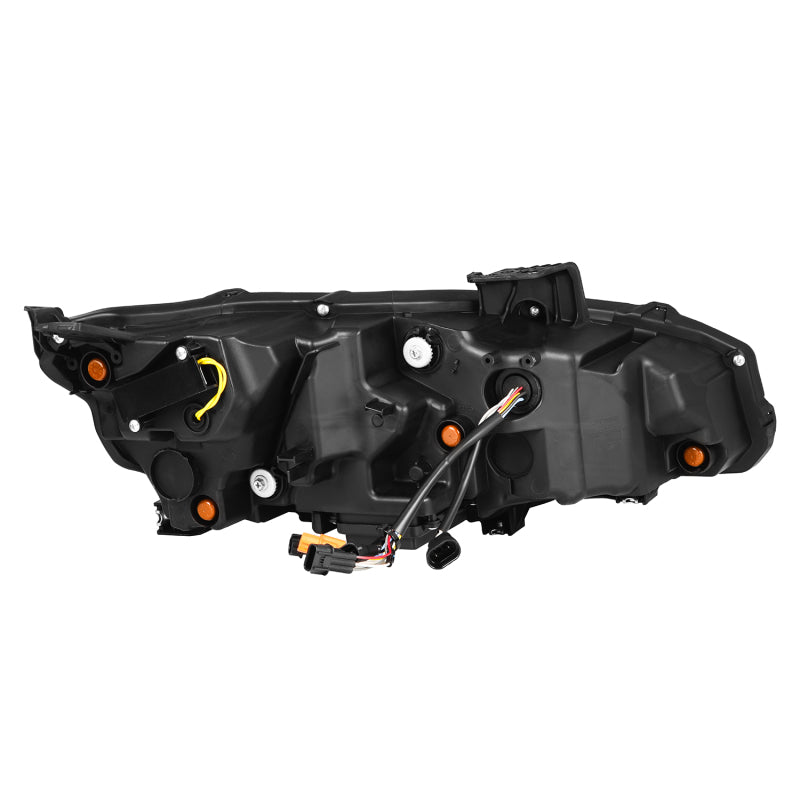 AlphaRex 16-21 Honda Civic NOVA-Series LED Proj Headlights Blk w/Activation Light & Seq.Sig / SB DRL - 880491