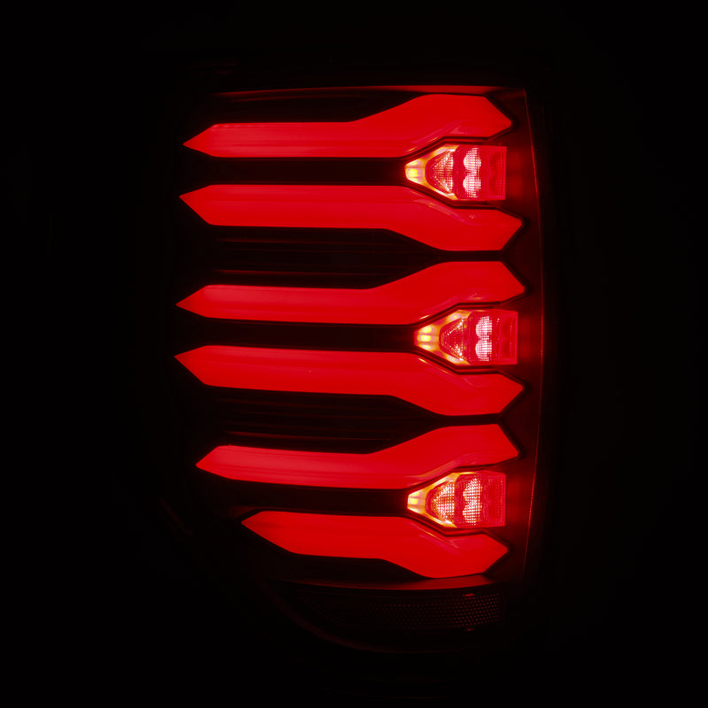AlphaRex 09-14 Ford F150 LUXX LED Taillights - Black Housing - 653070