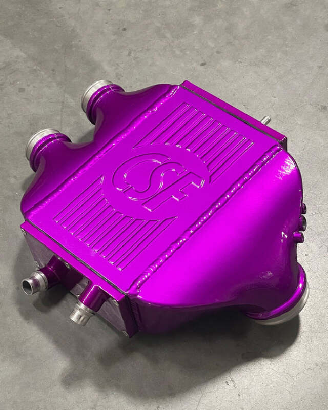 CSF 2014+ BMW M3/M4 (F8X) Top Mount Charge-Air-Cooler - Violet Metallic - 8082VM