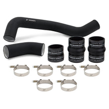 Load image into Gallery viewer, Mishimoto 17-19 GM 6.6L L5P Hot-Side Pipe and Boot Kit Wrinkle Black - MMICP-DMAX-17HWBK