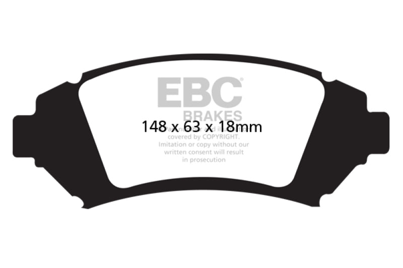 EBC 05 Buick Le Sabre (FWD) 3.8 (16in Wheels) Greenstuff Front Brake Pads - DP21728
