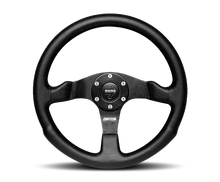 Load image into Gallery viewer, Momo Competition Steering Wheel 350 mm - Black AirLeather/Black Spokes - COM35BK0B