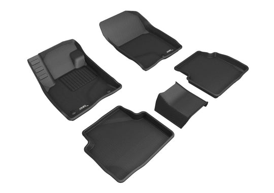 3D MAXpider 20-24 Ford Escape Gasoline Kagu Black R1 R2 (3Pcs R2) - L1FR12301509
