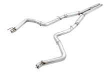 Load image into Gallery viewer, AWE Tuning 2015+ Dodge Challenger 6.4L/6.2L SC Track Edition Exhaust - Quad Chrome Silver Tips - 3015-42136