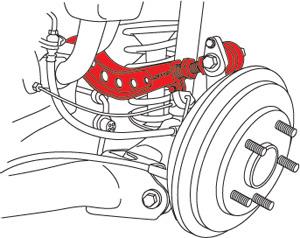 SPC Performance 06-15 Honda Civic/Acura CSX Rear Adjustable Control Arm - 67475